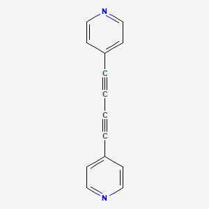 molecular formula C14H8N2 B3166916 Pyridine, 4,4'-(1,3-butadiyne-1,4-diyl)bis- CAS No. 91508-53-1