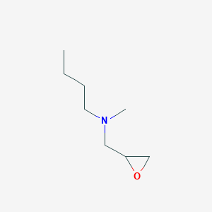 molecular formula C8H17NO B3167033 butyl(methyl)[(oxiran-2-yl)methyl]amine CAS No. 91595-76-5
