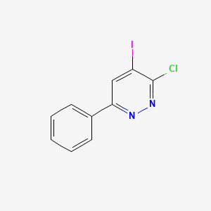 molecular formula C10H6ClIN2 B3167136 3-Chloro-4-iodo-6-phenylpyridazine CAS No. 917480-65-0