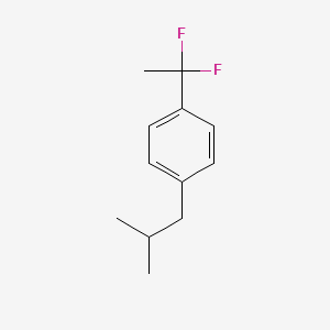 molecular formula C12H16F2 B3167216 1-(1,1-Difluoroethyl)-4-isobutylbenzene CAS No. 918110-09-5