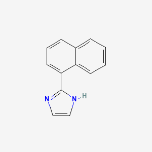 molecular formula C13H10N2 B3167227 2-(1-naphthyl)imidazole CAS No. 91822-43-4