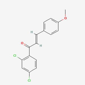 molecular formula C16H12Cl2O2 B3167250 1-(2,4-Dichlorophenyl)-3-(4-methoxyphenyl)prop-2-en-1-one CAS No. 918495-89-3