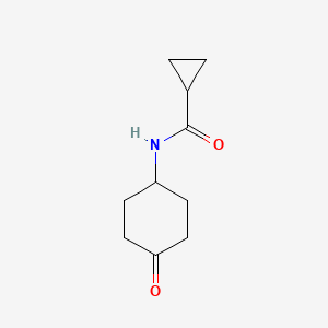 molecular formula C10H15NO2 B3167274 N-(4-oxocyclohexyl)cyclopropanecarboxamide CAS No. 918793-08-5