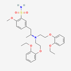 molecular formula C30H40N2O7S B3167275 N-[2-(2-Ethoxyphenoxy)ethyl]-(R)-Tamsulosin CAS No. 918867-88-6
