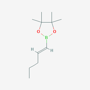 molecular formula C11H21BO2 B031674 (E)-4,4,5,5-四甲基-2-(戊-1-烯-1-基)-1,3,2-二氧杂硼环 CAS No. 161395-96-6