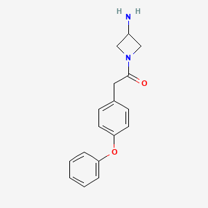 molecular formula C17H18N2O2 B3167501 1-(3-AMINOAZETIDIN-1-YL)-2-(4-PHENOXYPHENYL)ETHANONE CAS No. 920320-59-8