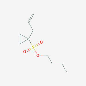 molecular formula C10H18O3S B3167584 Butyl 1-allylcyclopropanesulfonate CAS No. 923032-56-8