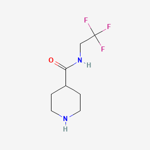N-(2,2,2-trifluoroethyl)piperidine-4-carboxamide