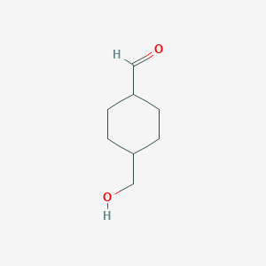 molecular formula C8H14O2 B3167670 4-(hydroxymethyl)cyclohexanecarboxaldehyde CAS No. 92385-32-5