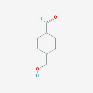molecular formula C8H14O2 B3167670 1-Formyl-4-hydroxymethylcyclohexane CAS No. 92385-32-5