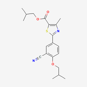 2-(3-Cyano-4-isobutoxyphenyl)-4-methylthiazole-5-carboxylic acid isobutyl ester