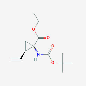 Ethyl (1S,2R)-1-{[(tert-butoxy)carbonyl]amino}-2-ethenylcyclopropane-1-carboxylate