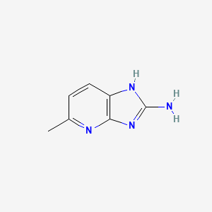 molecular formula C7H8N4 B3167782 5-Methyl-3H-imidazo[4,5-b]pyridin-2-amine CAS No. 924861-87-0
