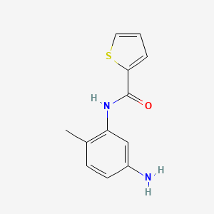 molecular formula C12H12N2OS B3167884 N-(5-amino-2-methylphenyl)thiophene-2-carboxamide CAS No. 926195-86-0