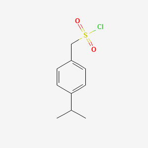 molecular formula C10H13ClO2S B3167907 (4-Propan-2-ylphenyl)methanesulfonyl chloride CAS No. 926201-18-5