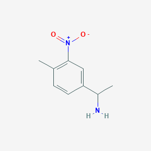 1-(4-Methyl-3-nitrophenyl)ethan-1-amine