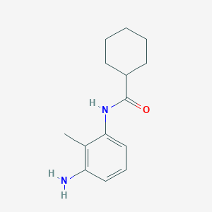 N-(3-Amino-2-methylphenyl)cyclohexanecarboxamide