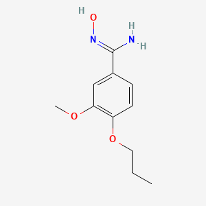 N'-hydroxy-3-methoxy-4-propoxybenzenecarboximidamide