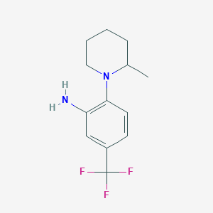 2-(2-Methyl-1-piperidinyl)-5-(trifluoromethyl)-phenylamine