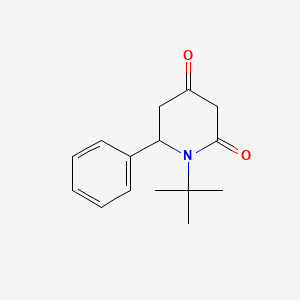 1-Tert-butyl-6-phenylpiperidine-2,4-dione