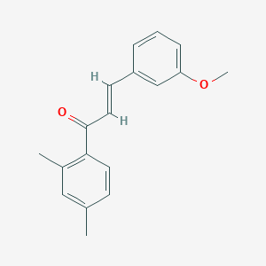 (2E)-1-(2,4-Dimethylphenyl)-3-(3-methoxyphenyl)prop-2-en-1-one