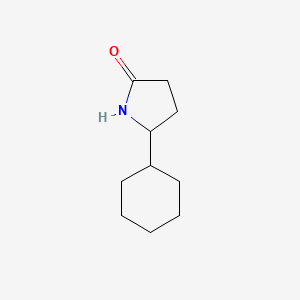 molecular formula C10H17NO B3168265 5-Cyclohexylpyrrolidin-2-one CAS No. 926622-88-0