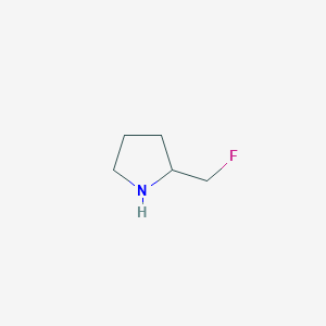 molecular formula C5H10FN B3168299 2-(Fluoromethyl)pyrrolidine CAS No. 927800-78-0