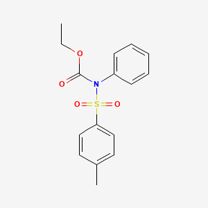 molecular formula C16H17NO4S B3168531 ethyl N-(4-methylphenyl)sulfonyl-N-phenylcarbamate CAS No. 93009-50-8