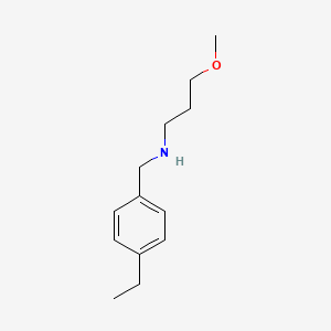 [(4-Ethylphenyl)methyl](3-methoxypropyl)amine