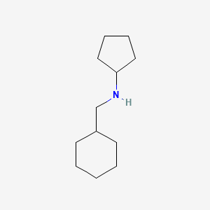 molecular formula C12H23N B3168691 N-(cyclohexylmethyl)cyclopentanamine CAS No. 932231-52-2