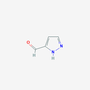 molecular formula C4H4N2O B031687 1H-Pyrazole-3-carbaldehyde CAS No. 3920-50-1