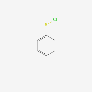 molecular formula C7H7ClS B3168786 对甲苯磺酰氯 CAS No. 933-00-6