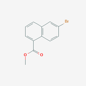 molecular formula C12H9BrO2 B3168856 Methyl 6-bromonaphthalene-1-carboxylate CAS No. 93353-66-3