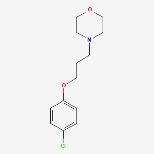 molecular formula C13H18ClNO2 B3168859 4-(3-(4-Chlorophenoxy)propyl)morpholine CAS No. 93354-53-1