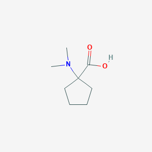 molecular formula C8H15NO2 B3168886 1-(Dimethylamino)cyclopentane-1-carboxylic acid CAS No. 933690-12-1