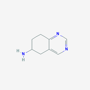 molecular formula C8H11N3 B3168969 5,6,7,8-Tetrahydroquinazolin-6-amine CAS No. 933726-35-3