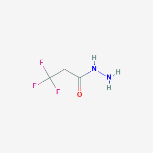 molecular formula C3H5F3N2O B3169037 3,3,3-Trifluoropropanehydrazide CAS No. 934171-99-0