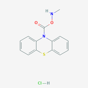 Methylamino phenothiazine-10-carboxylate;hydrochloride