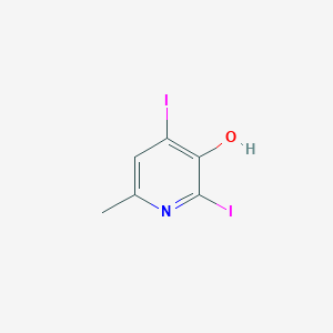 2,4-Diiodo-3-hydroxy-6-methylpyridine