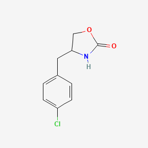 molecular formula C10H10ClNO2 B3169208 4-(4-Chlorobenzyl)oxazolidin-2-one CAS No. 935744-91-5