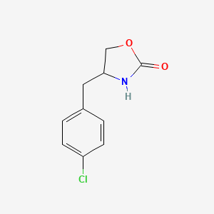 molecular formula C10H10ClNO2 B3169208 4-(4-Chlorobenzyl)-1,3-oxazolidin-2-one CAS No. 935744-91-5