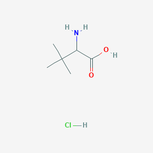 molecular formula C6H14ClNO2 B3169286 DL-3-Methylvaline, hcl CAS No. 93667-66-4