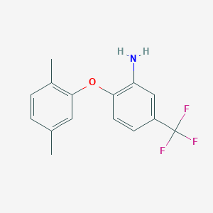 B3169397 2-(2,5-Dimethylphenoxy)-5-(trifluoromethyl)aniline CAS No. 937596-50-4