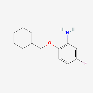 2-(Cyclohexylmethoxy)-5-fluoroaniline