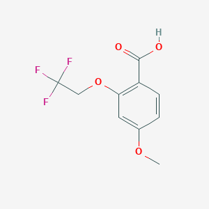 4-Methoxy-2-(2,2,2-trifluoroethoxy)benzoic acid