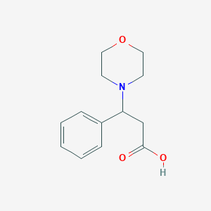 3-Morpholin-4-YL-3-phenyl-propionic acid