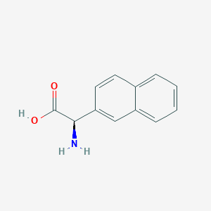 molecular formula C12H11NO2 B3169784 (R)-Amino-naphthalen-2-YL-acetic acid CAS No. 93779-34-1