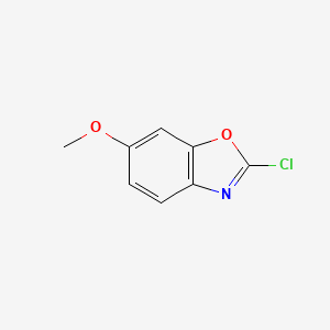 molecular formula C8H6ClNO2 B3169793 2-Chloro-6-methoxybenzo[d]oxazole CAS No. 93794-39-9