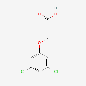 molecular formula C11H12Cl2O3 B3169822 3-(3,5-Dichlorophenoxy)-2,2-dimethylpropanoic acid CAS No. 938132-25-3