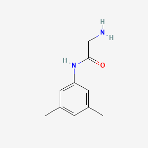 molecular formula C10H14N2O B3169915 2-amino-N-(3,5-dimethylphenyl)acetamide CAS No. 938337-14-5
